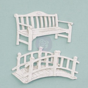 Shabby Chic Resin Treasures Garden Fittings